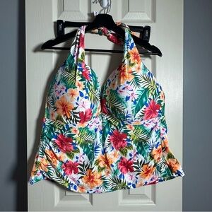 Time and Tru Multicolor Floral Camisole